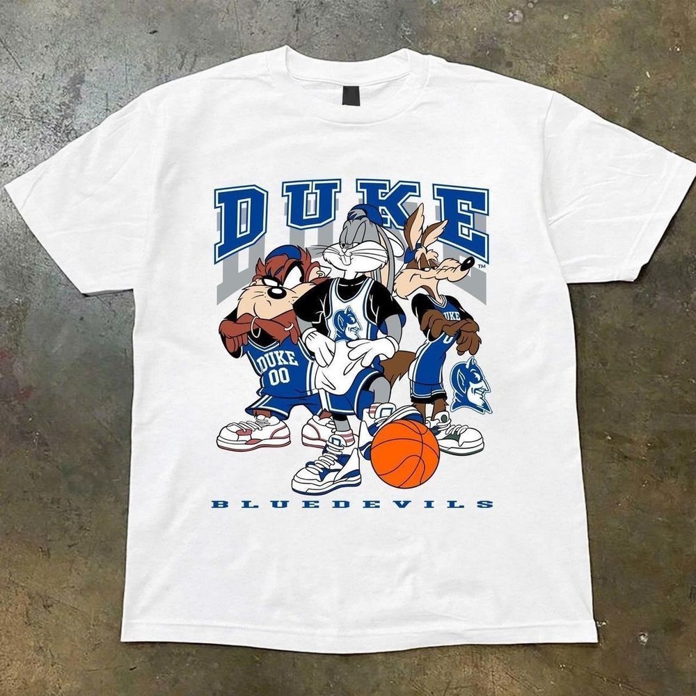 Blue And White Duke Blue Devils T-shirt